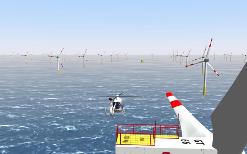 Trans­port-Droh­nen für Offs­ho­re-Wind­parks